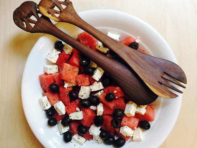 watermelon salad preview