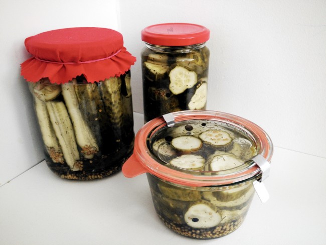 homemade pickled gherkins 01