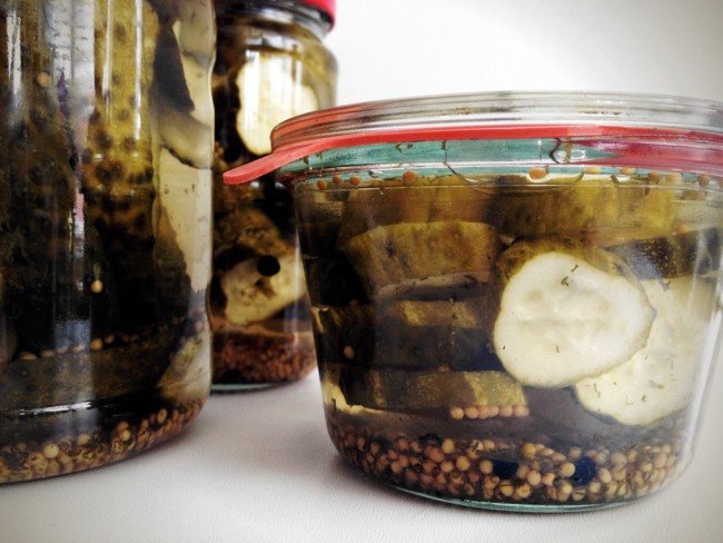 homemade pickled gherkins 02