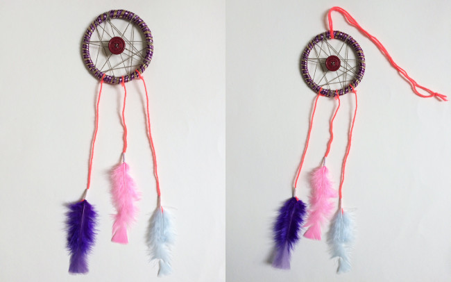 dreamcatcher step 5 and 6