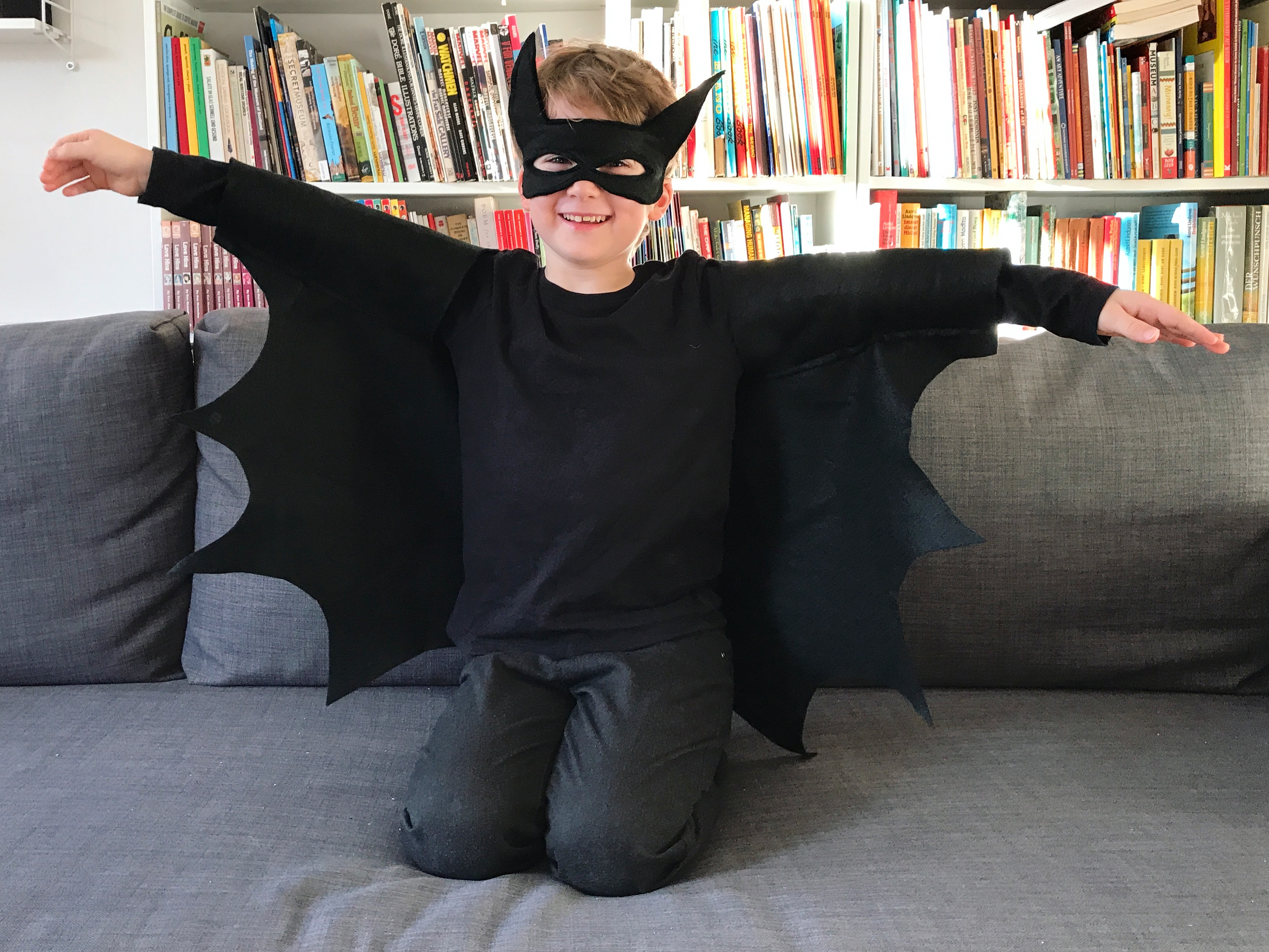 diy bat costume