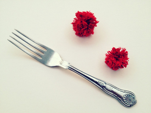 DIY mini pompoms