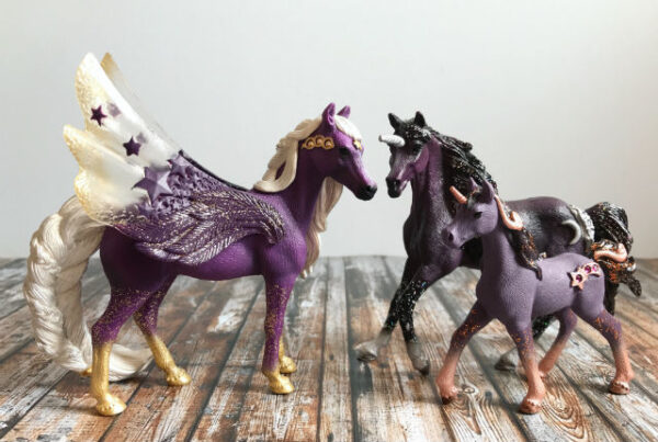 Review Schleich Unicorn Pegasus Family AD The Bear The Fox review-schleich-unicorn-pegasus-family-ad-the-bear-the-fox