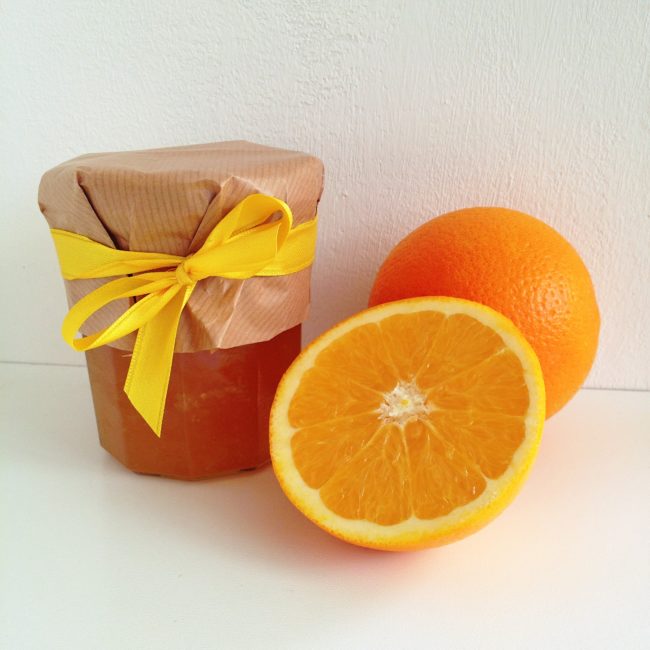 Jars of Jam with Oranges