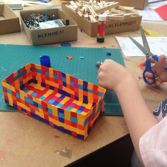 bauhaus lab craft work shop - basket weaving