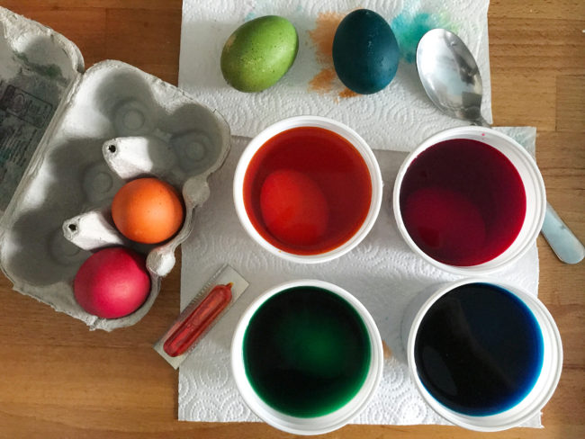 Dying Easter Eggs
