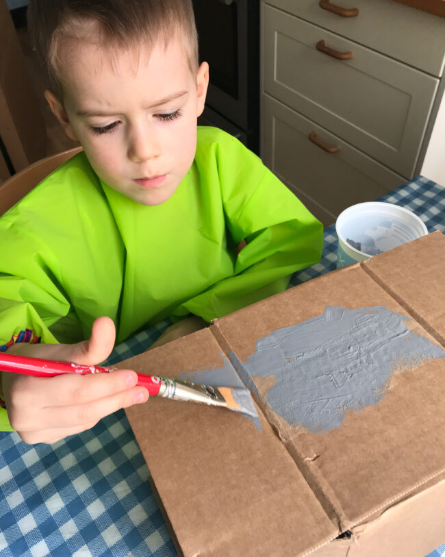 DIY Recycled Toilet Roll Castle