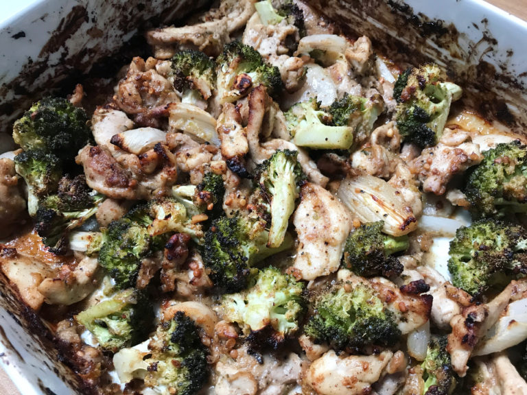 Peanut Butter Chicken Traybake The Bear & The Fox