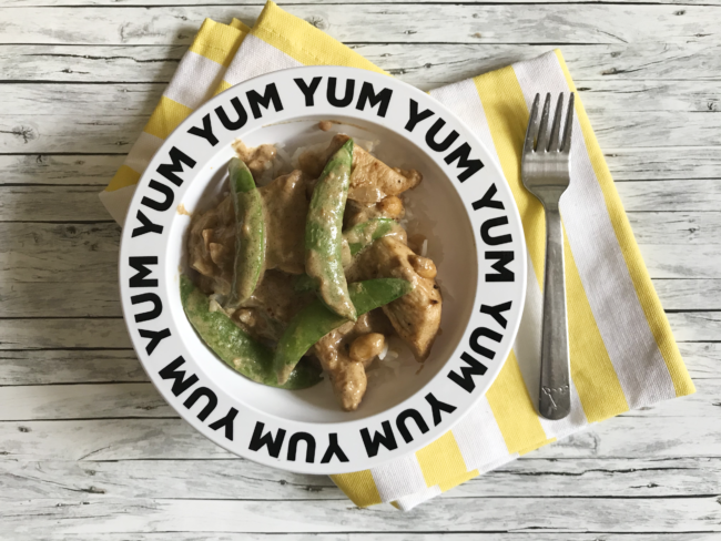 Easy Chicken Peanut Curry