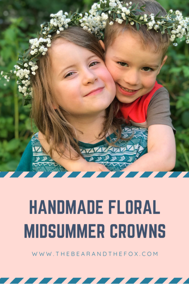 DIY Floral Midsummer Crown Pinterest