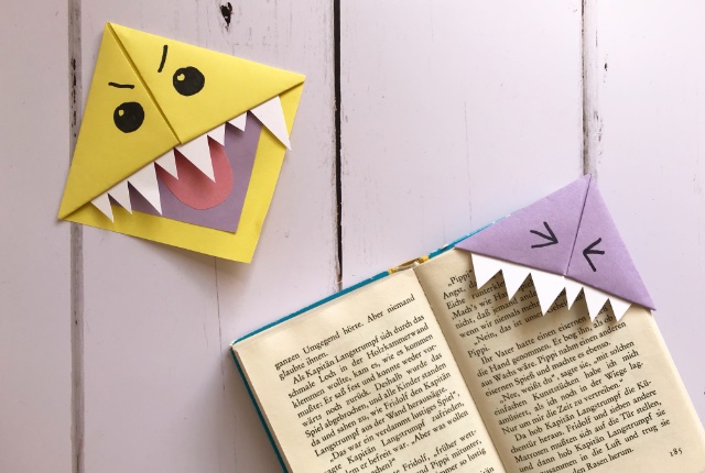 Origami Monster Bookmarks – The Bear & The Fox