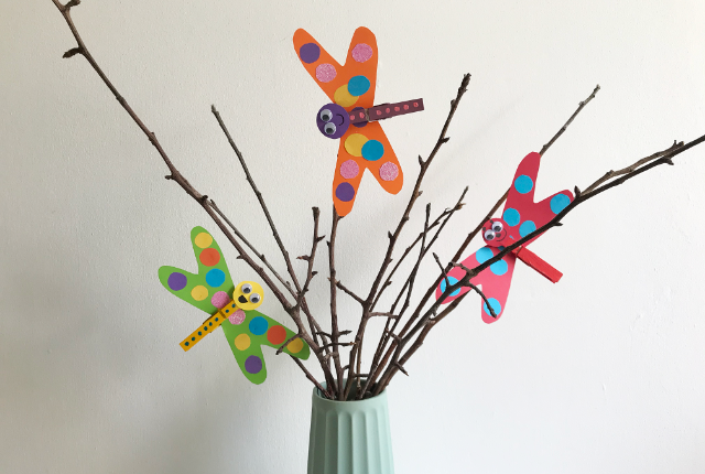 Clothes Peg Dragonfly Craft