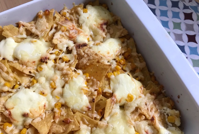 Easy Sweetcorn Nachos