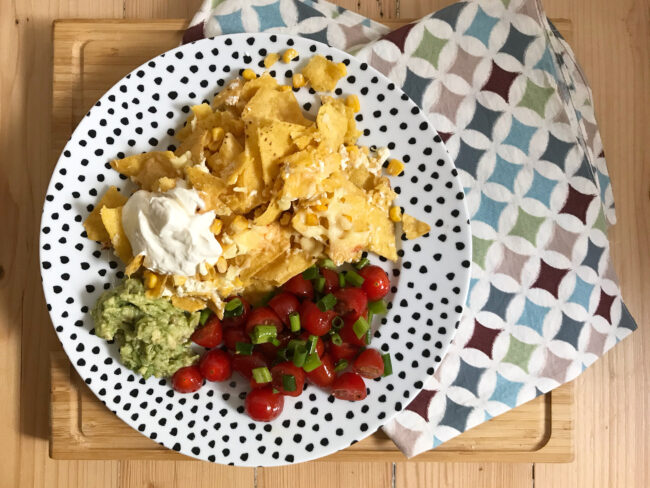 Easy Sweetcorn Nachos