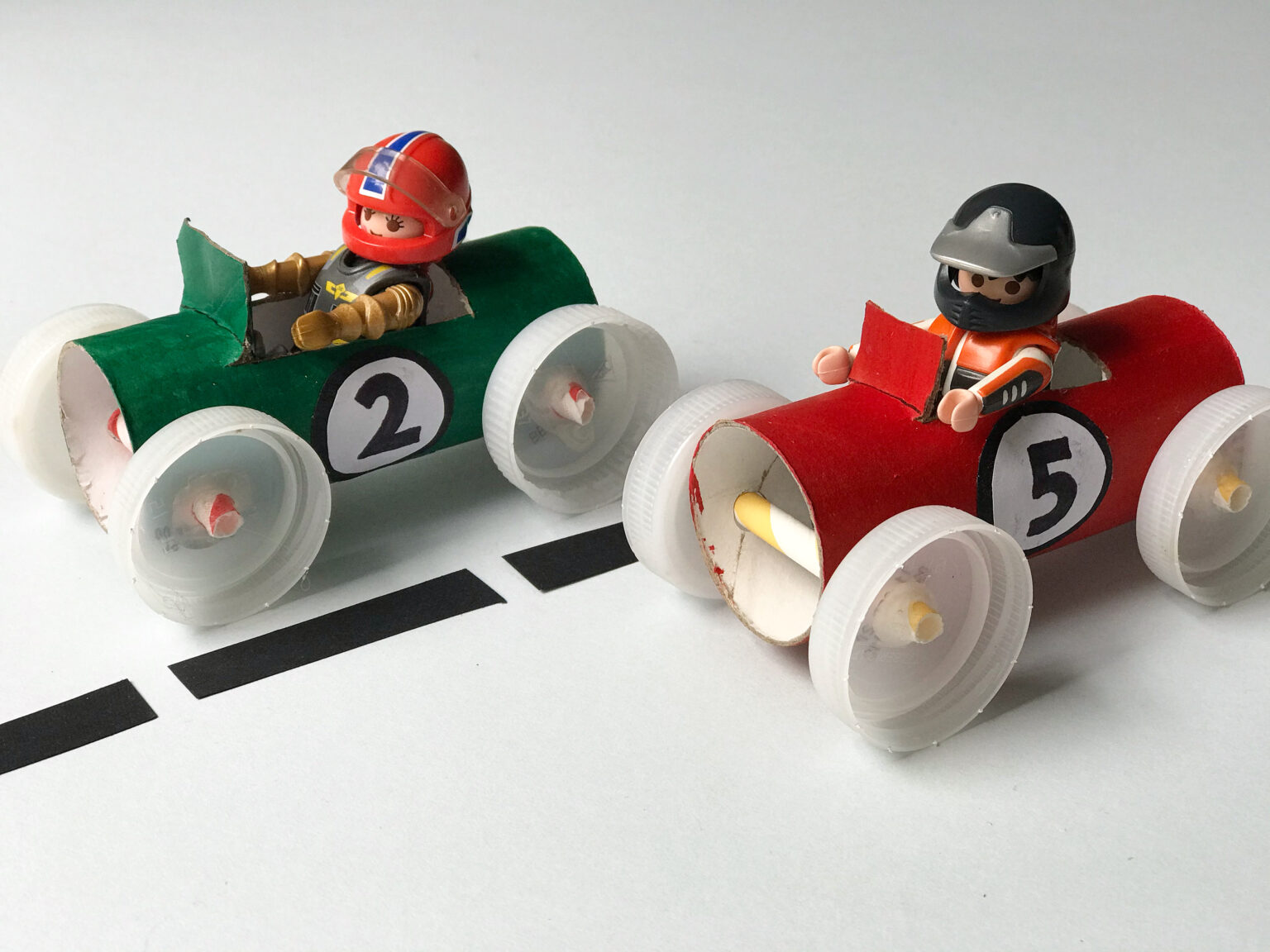 Recycled Toilet Roll Cars The Bear & The Fox