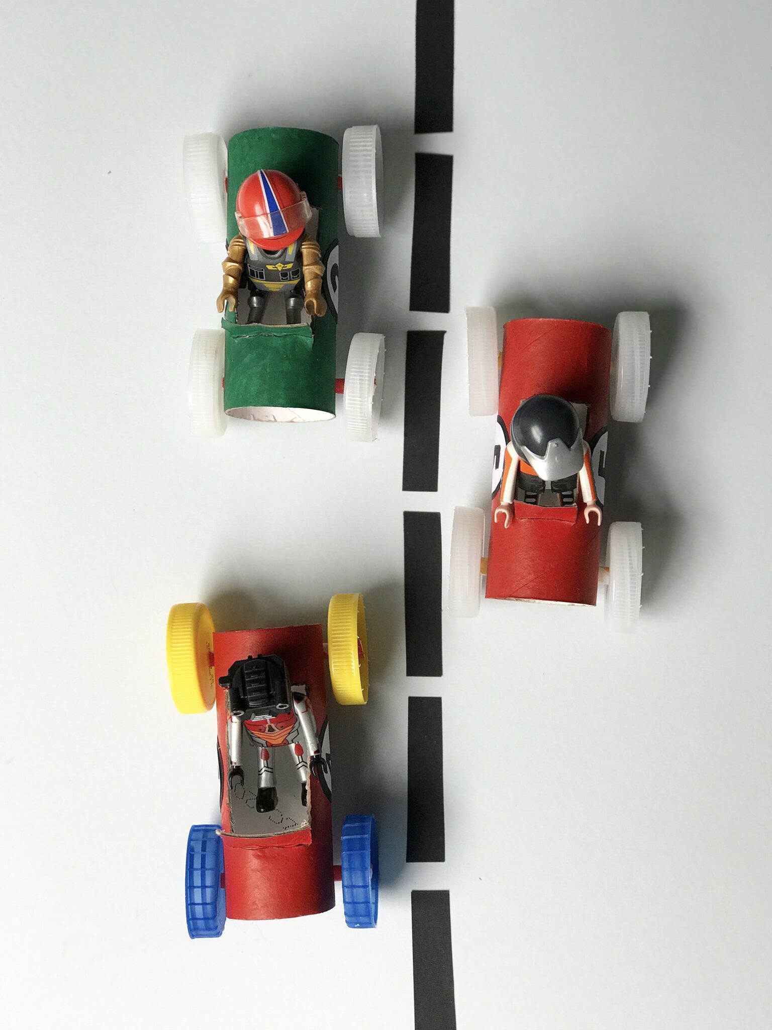 Recycled Toilet Roll Cars The Bear & The Fox