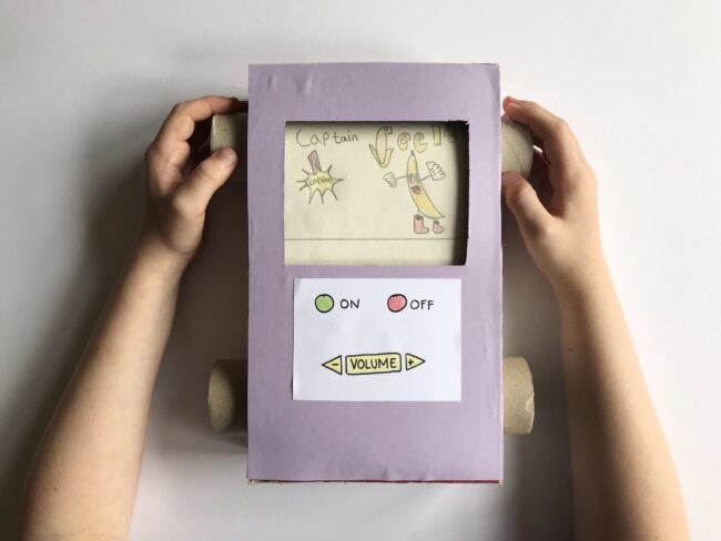 Tv sales cardboard box