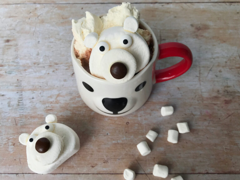 Polar Bear Marshmallow Hot Chocolate Toppers The Bear & The Fox