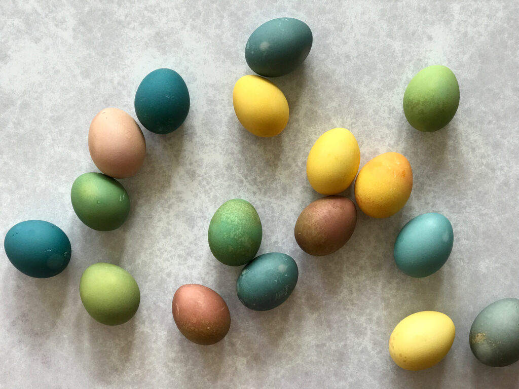 Natural Easter Egg Dyes