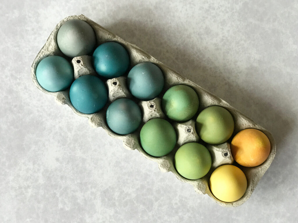 Natural Easter Egg Dyes