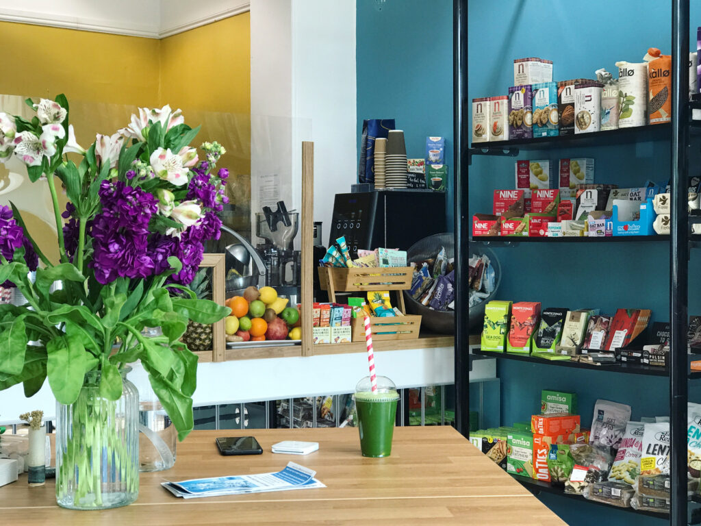 Maggie's Nutrio House juice bar Edinburgh