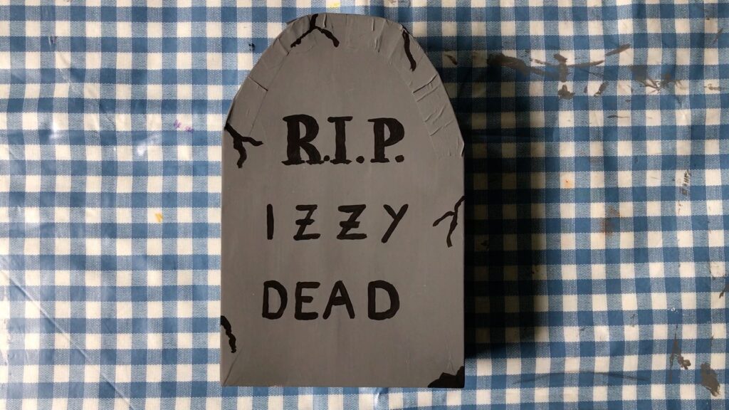 DIY Halloween Gravestones Decorations