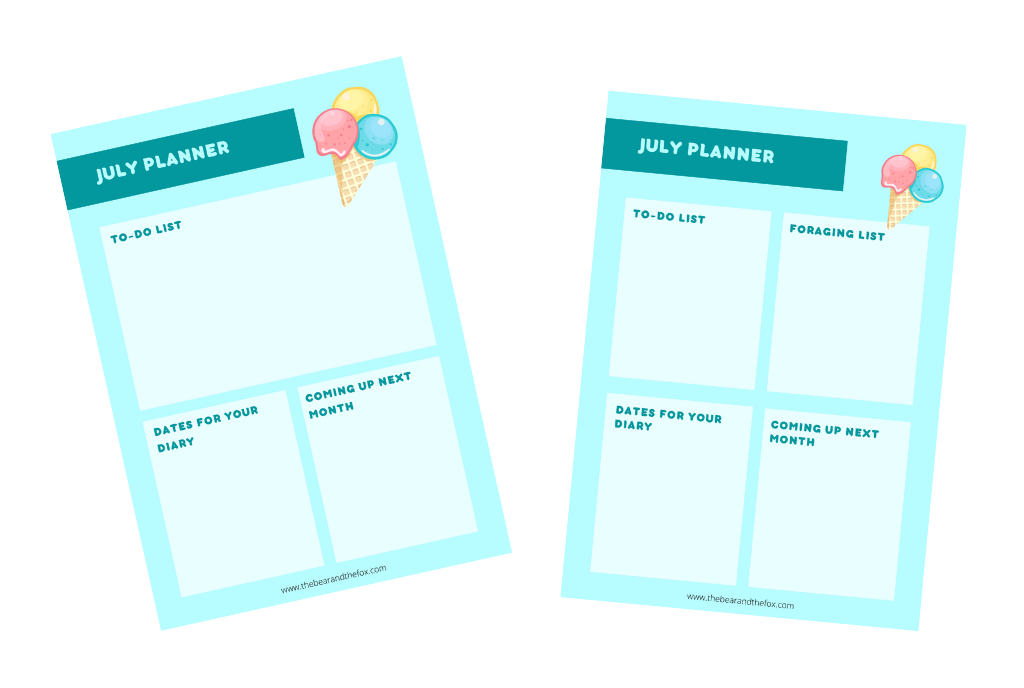 July Planner Free Printable