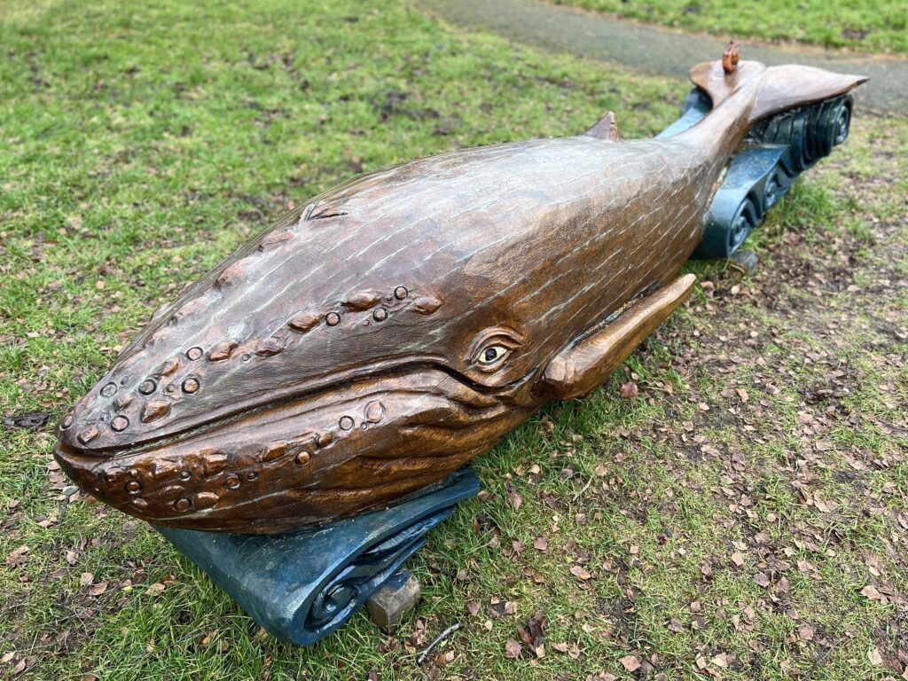 Morningside Park Edinburgh Snail and Whale Sculpture
