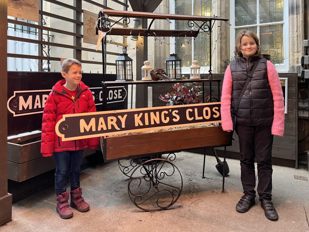 Mary Kings Close Edinburgh with kids