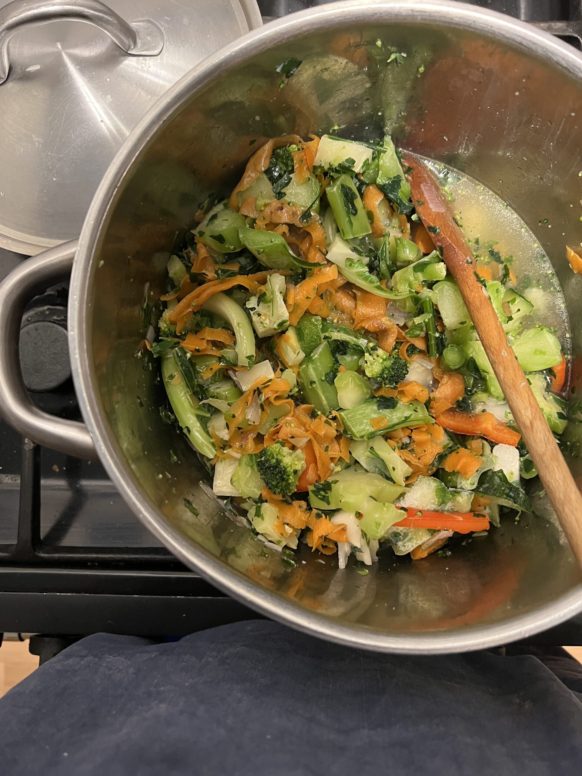 Vegetable Scraps Soup The Bear & The Fox