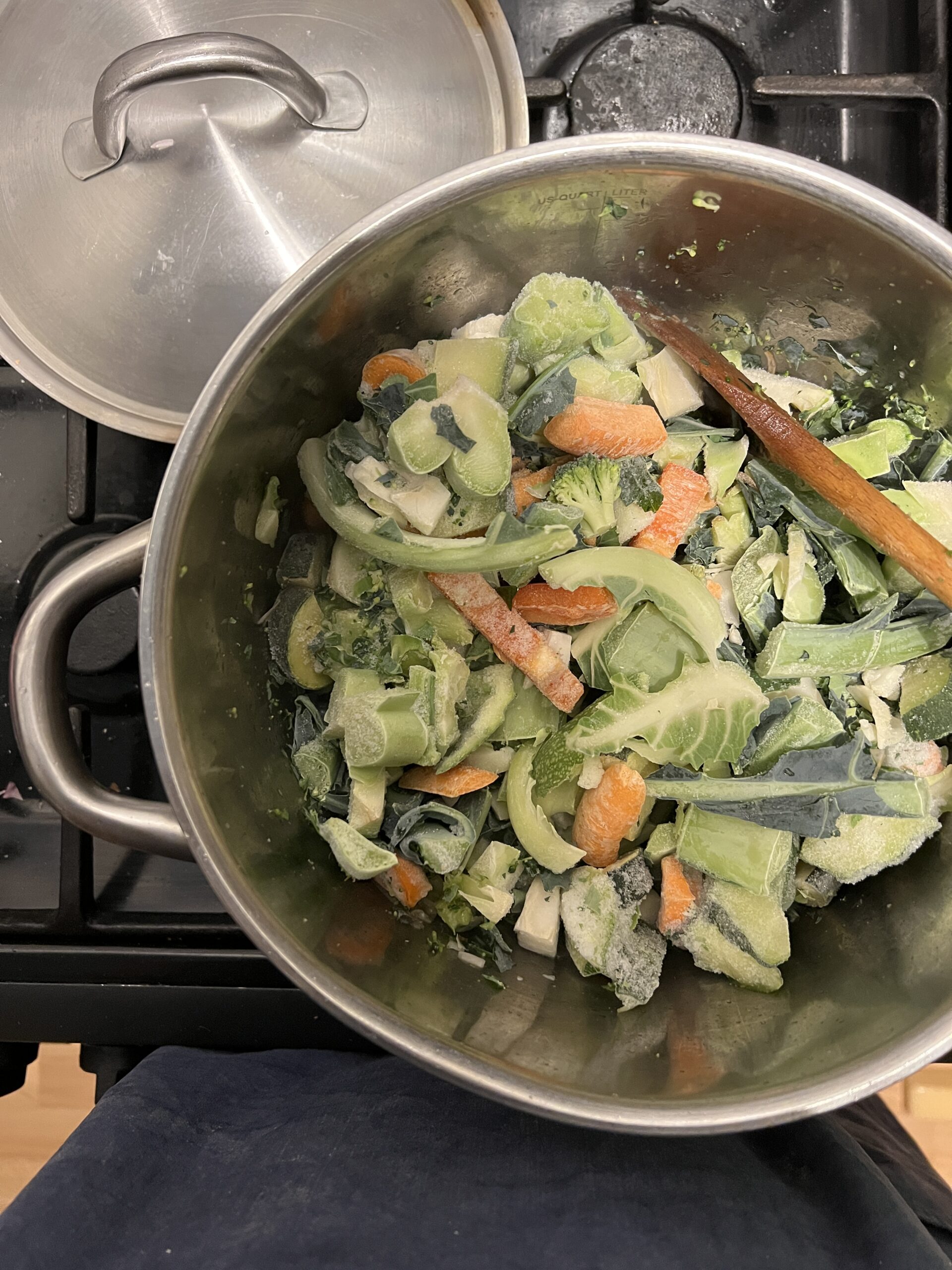 Vegetable Scraps Soup The Bear & The Fox