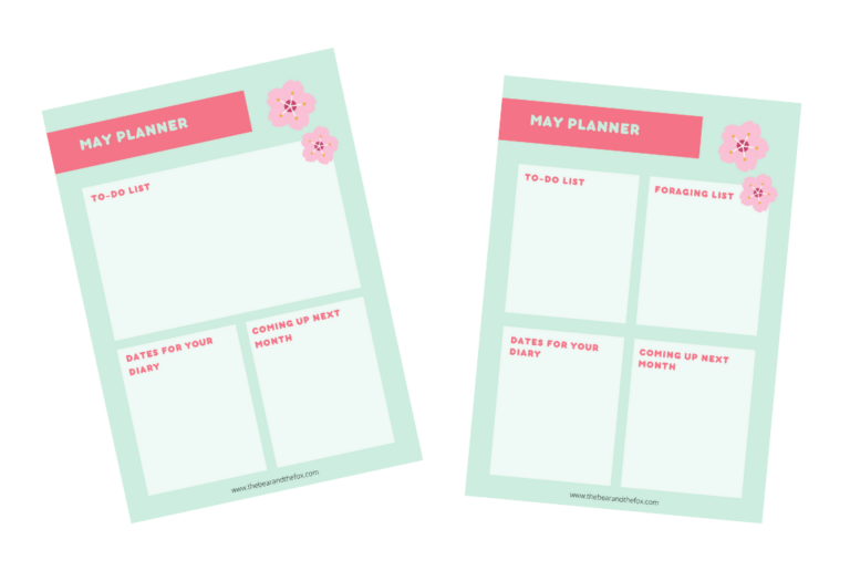 Planning for May