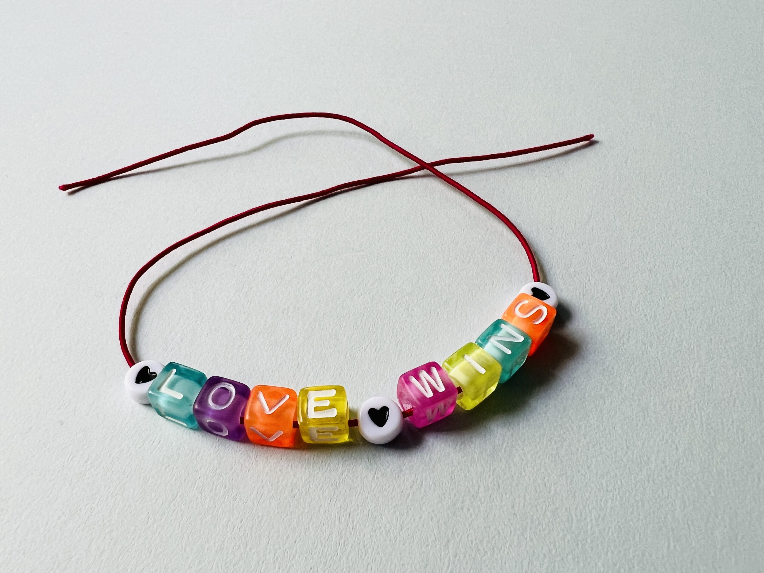 ABL23310 Bracelets Girls Gift DIY Charm Rope Bracelet Rainbow LGBT Pride  Braid Strands Friendship Cord