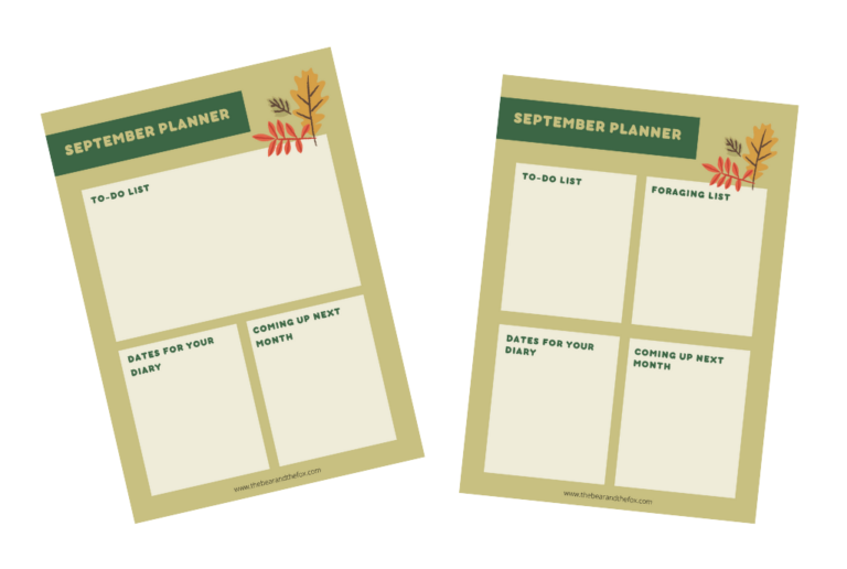 Planning for September