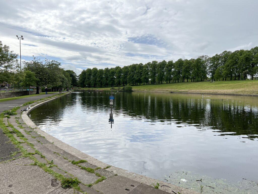 Inverleith Park boating pond