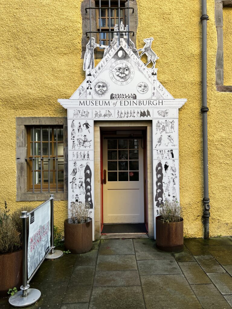 Museum of Edinburgh entrance