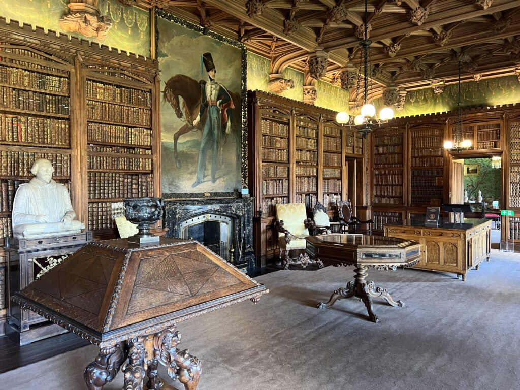 Abbotsford House library