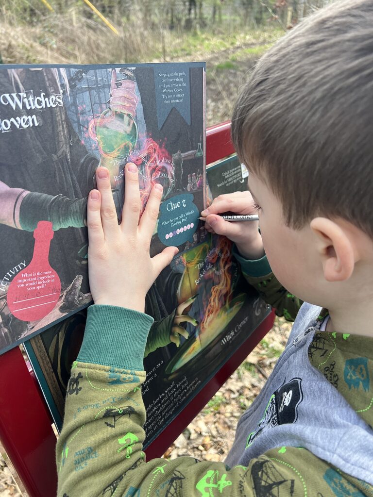 Abbotsford House Witch Corner trail booklet