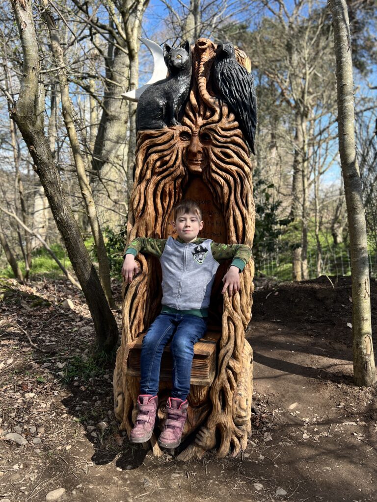 Abbotsford House Witch Corner trail throne