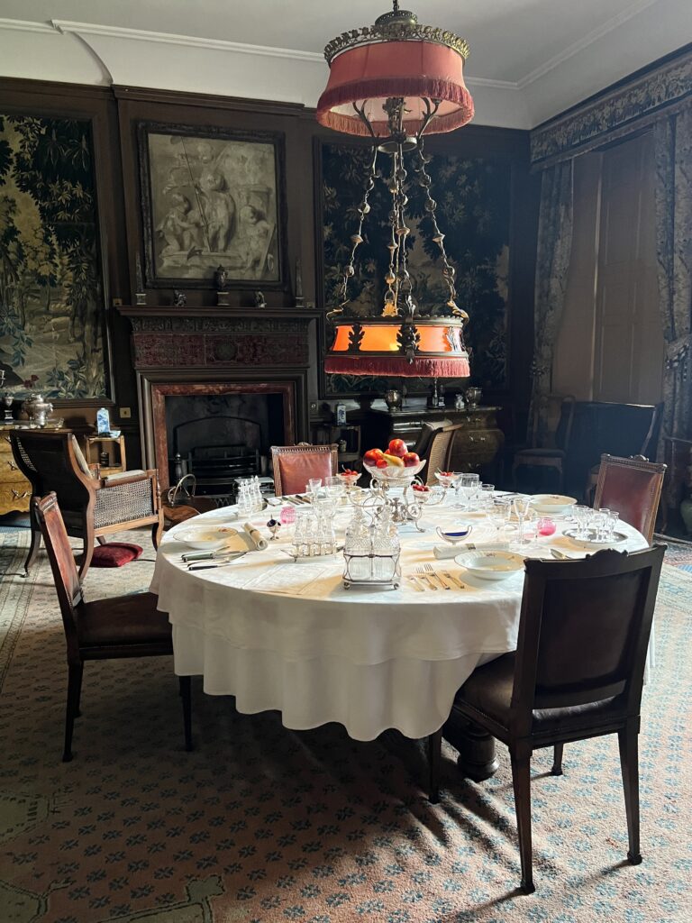 Lauriston Castle Edinburgh dining room
