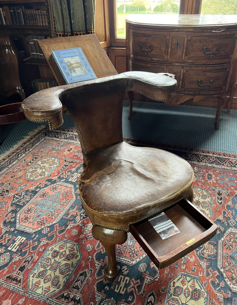 Lauriston Castle Edinburgh library chair
