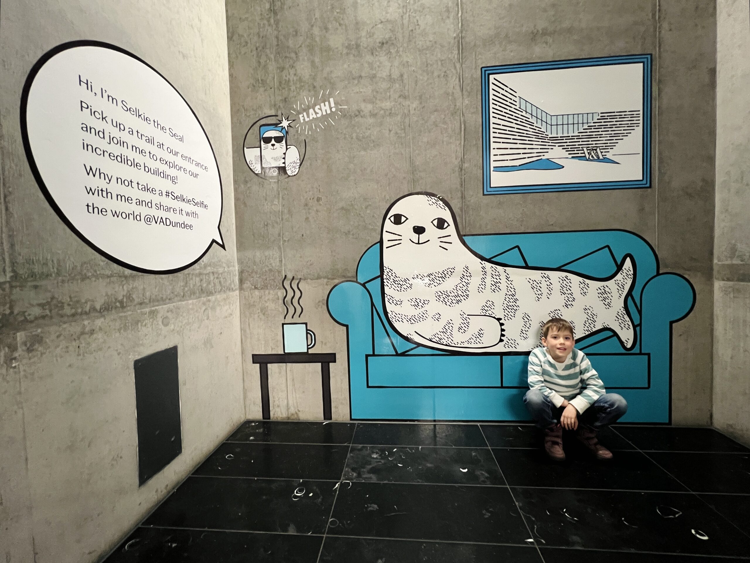 V&A Dundee Selkie Selfie