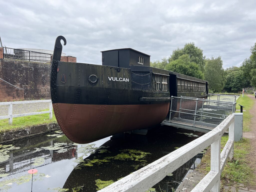 Summerlee Museum Vulcan barge