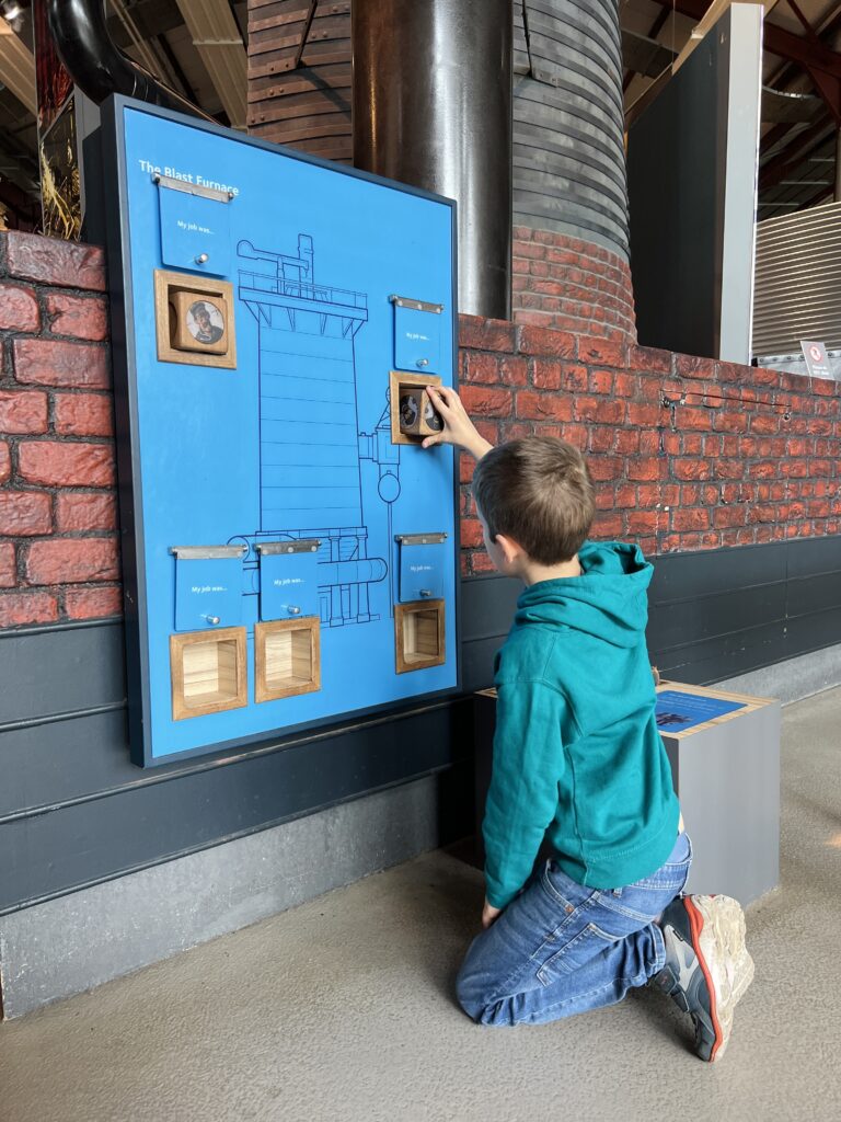 Summerlee Museum exhibition hall puzzle