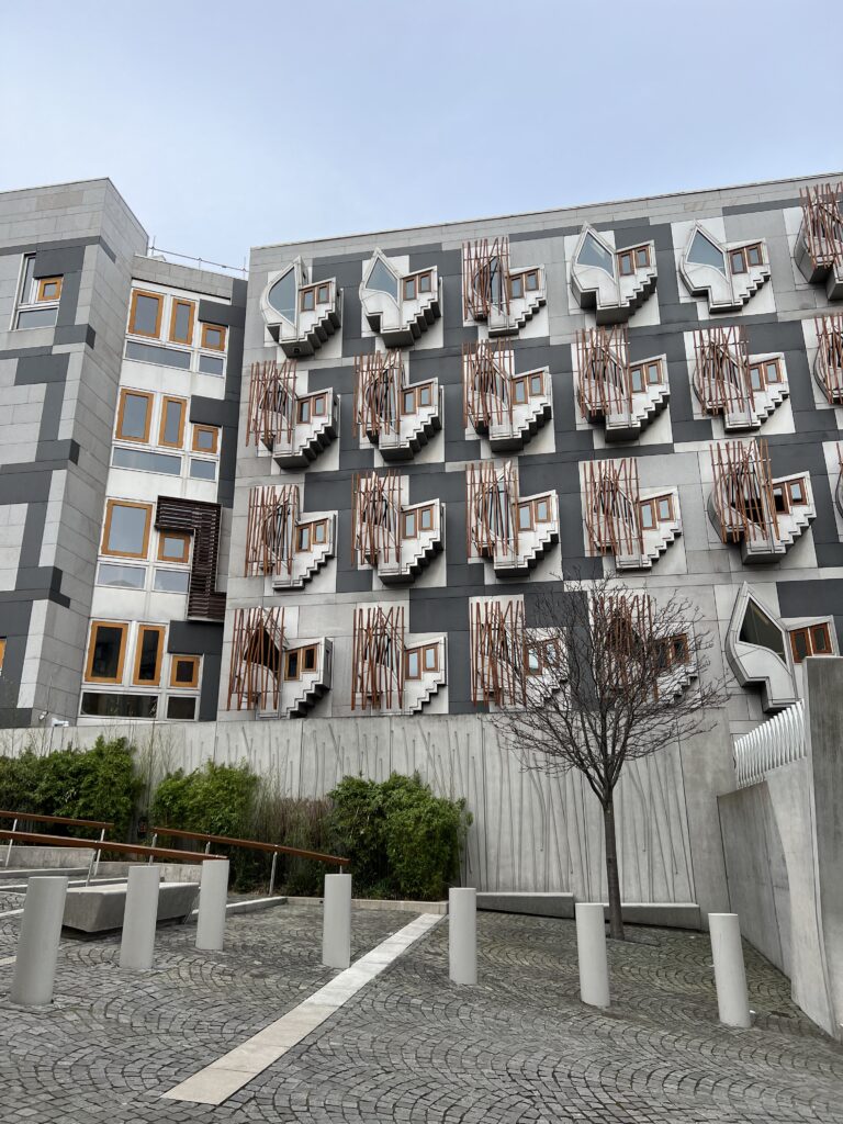 Scottish Parliament windows