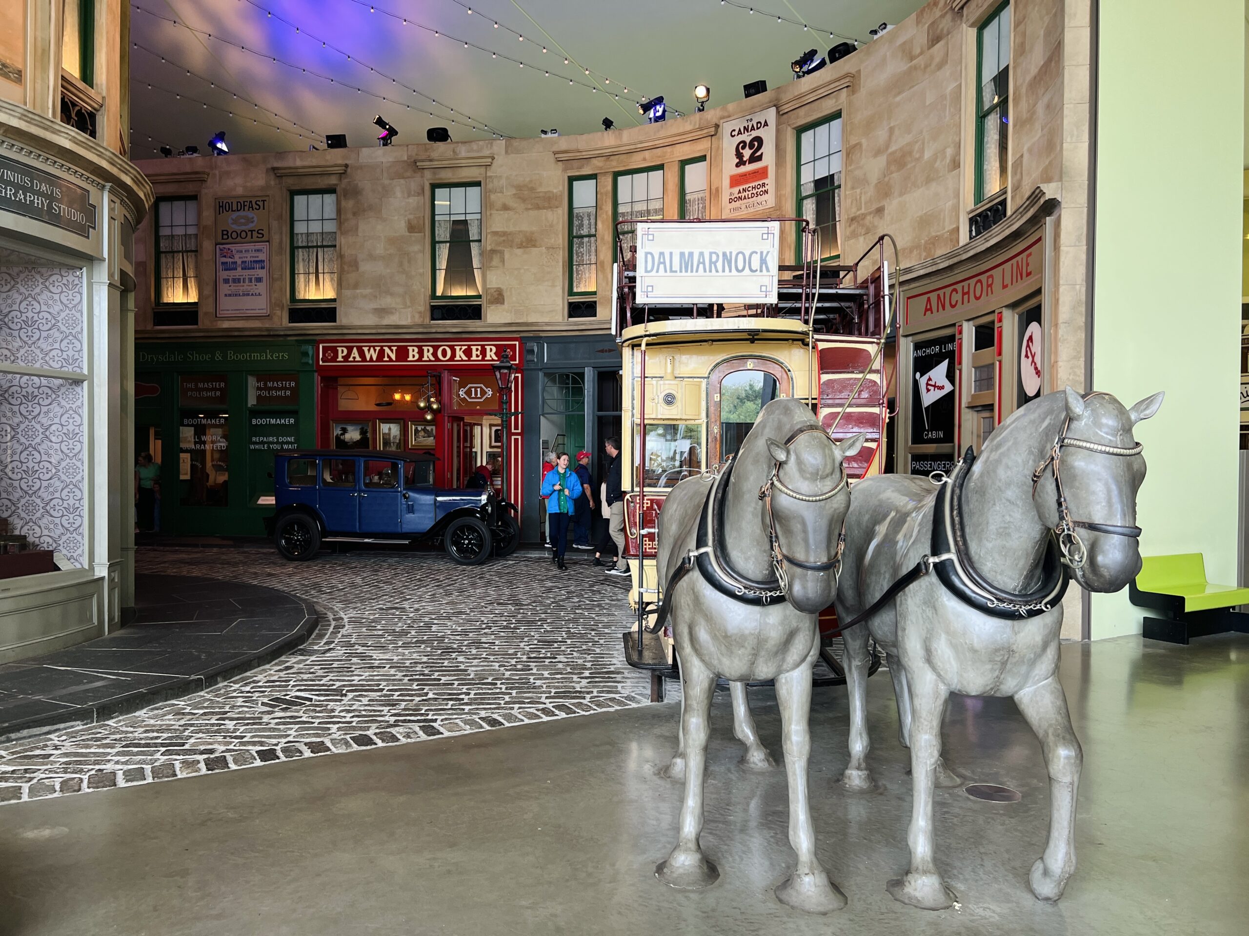 Riverside Museum Glasgow Cobbled Street