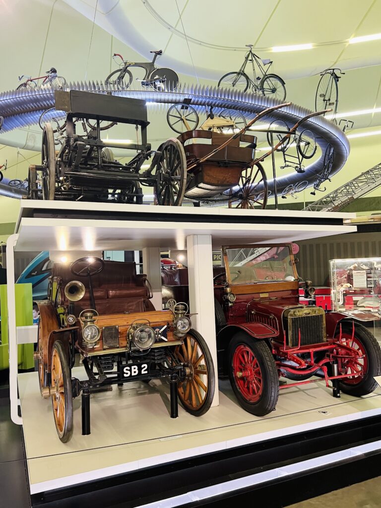 Riverside Museum Glasgow vintage cars
