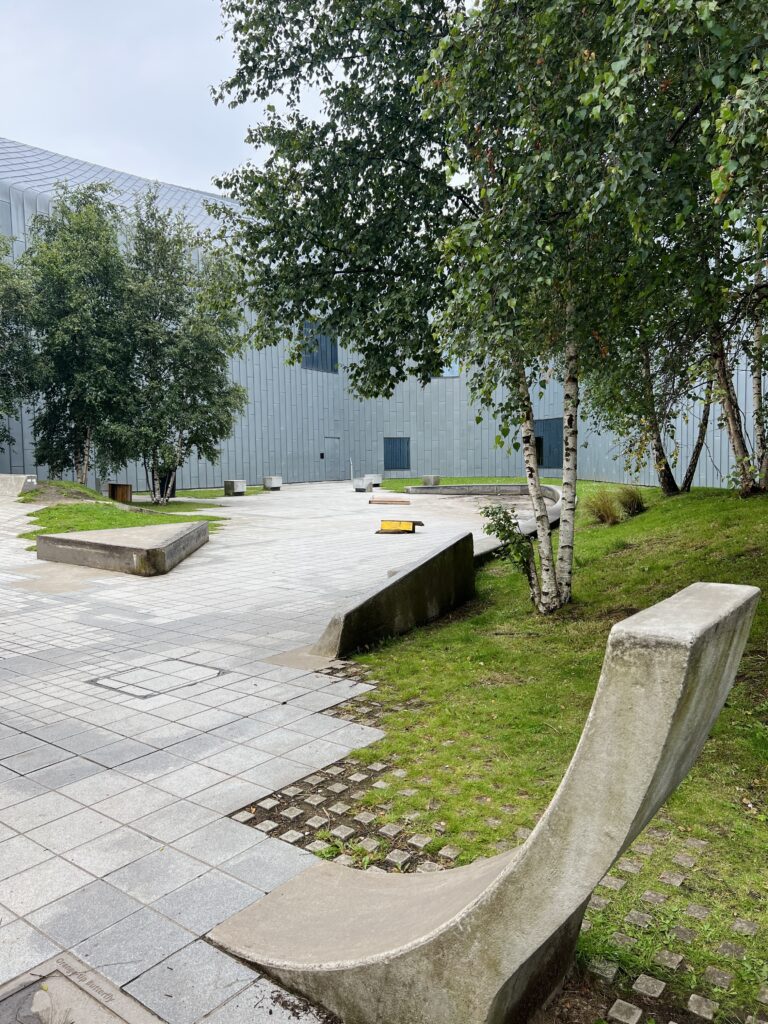 Riverside Museum Glasgow Skateboarding Area