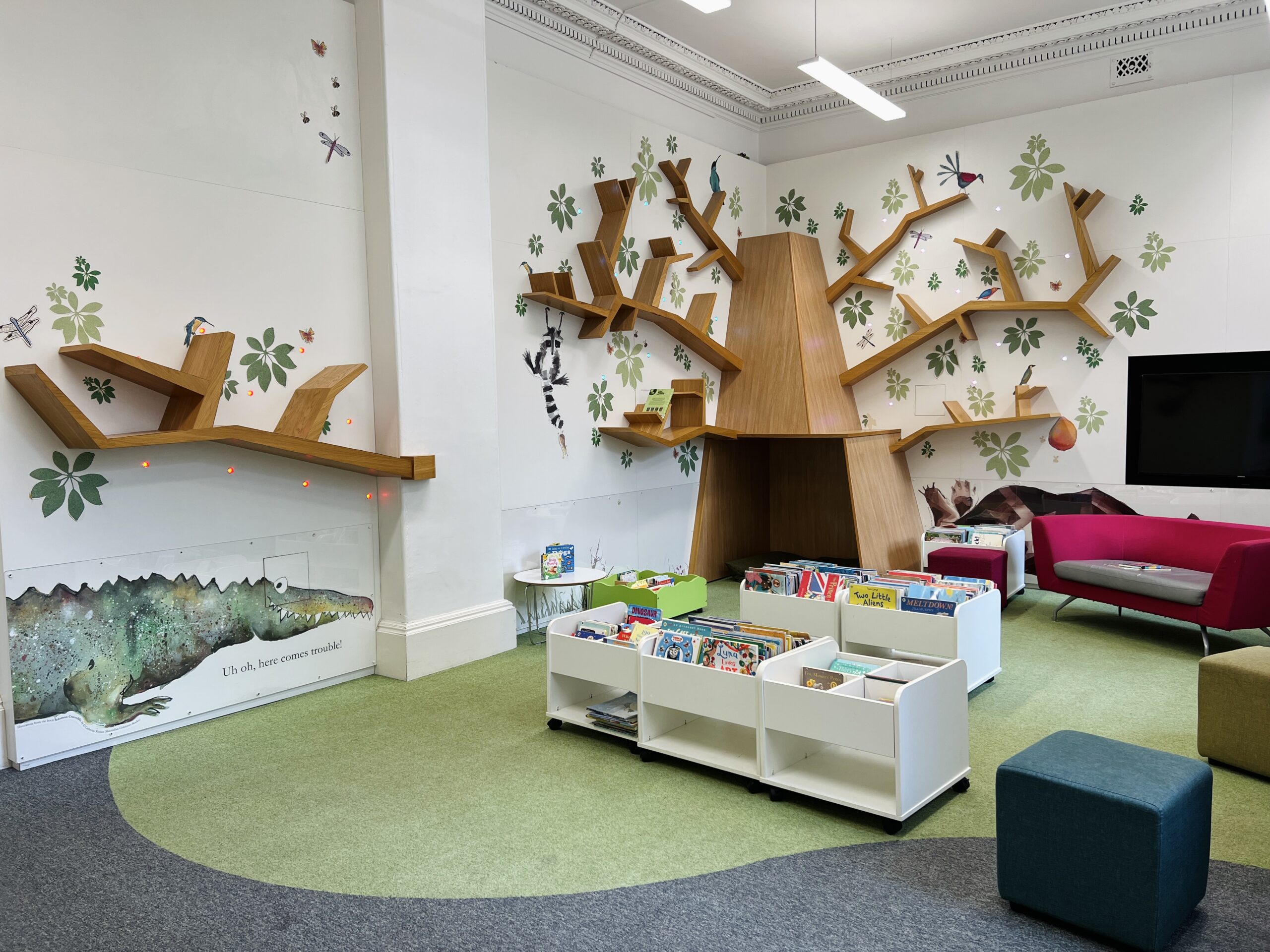 Edinburgh Central Children's Library tree house