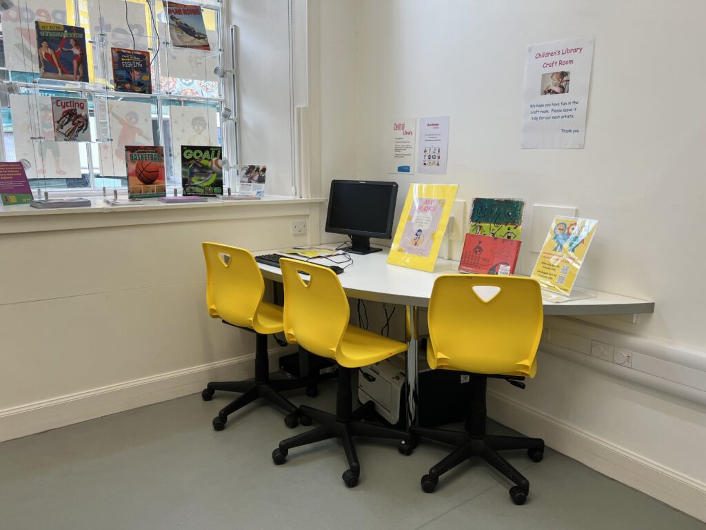 Edinburgh Central Children's Library Computer Corner